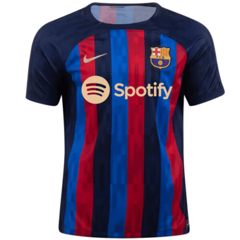 Camisa Barcelona Listrada Home 2022/2023 – Versão Torcedor