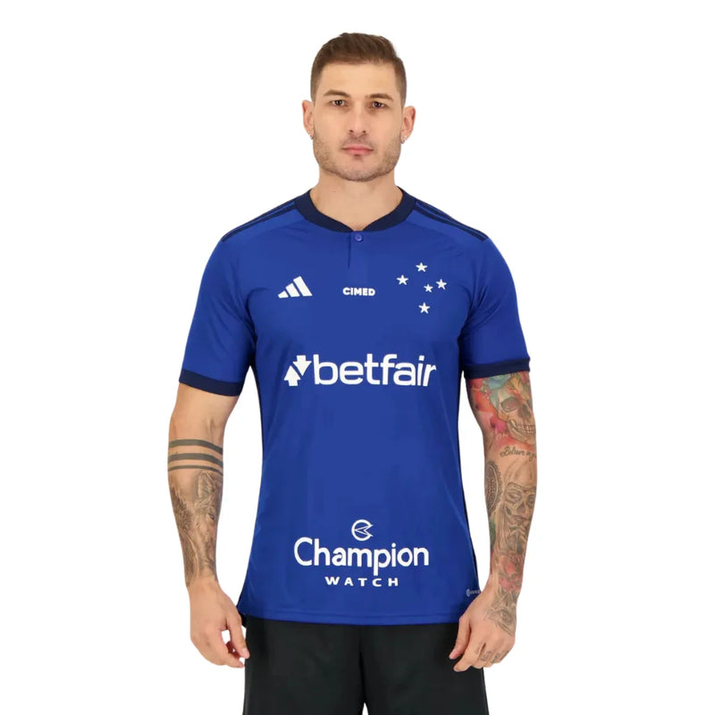 Camisa Cruzeiro I 23/24 Patrocinadores