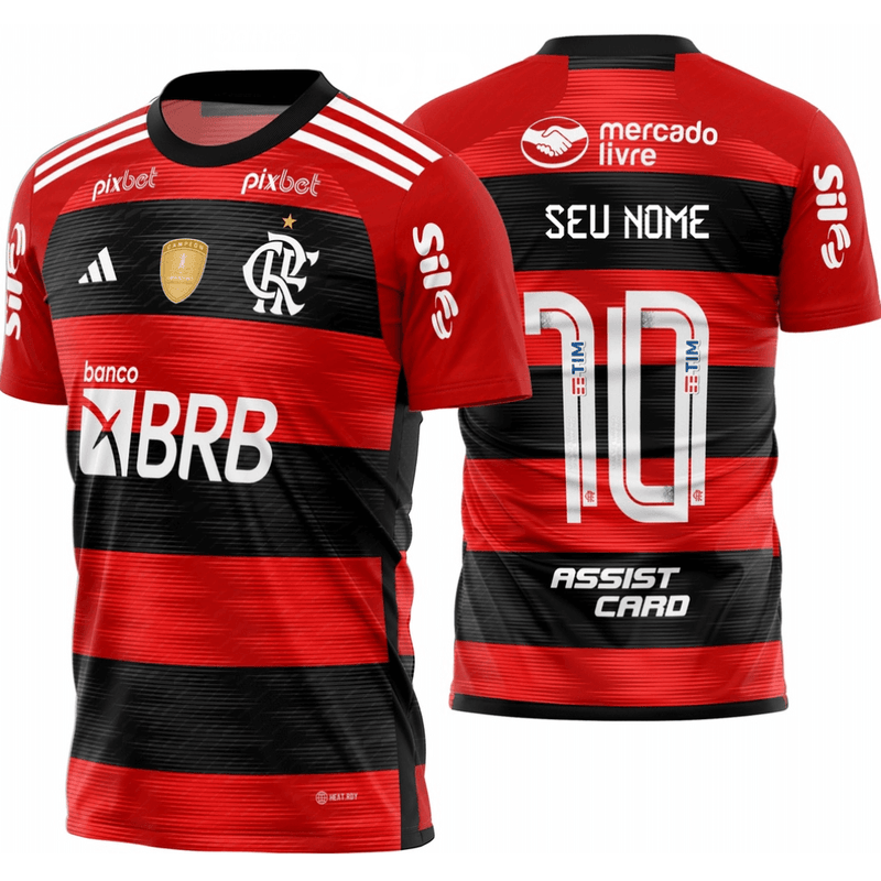 Camisa Flamengo com Patrocinio