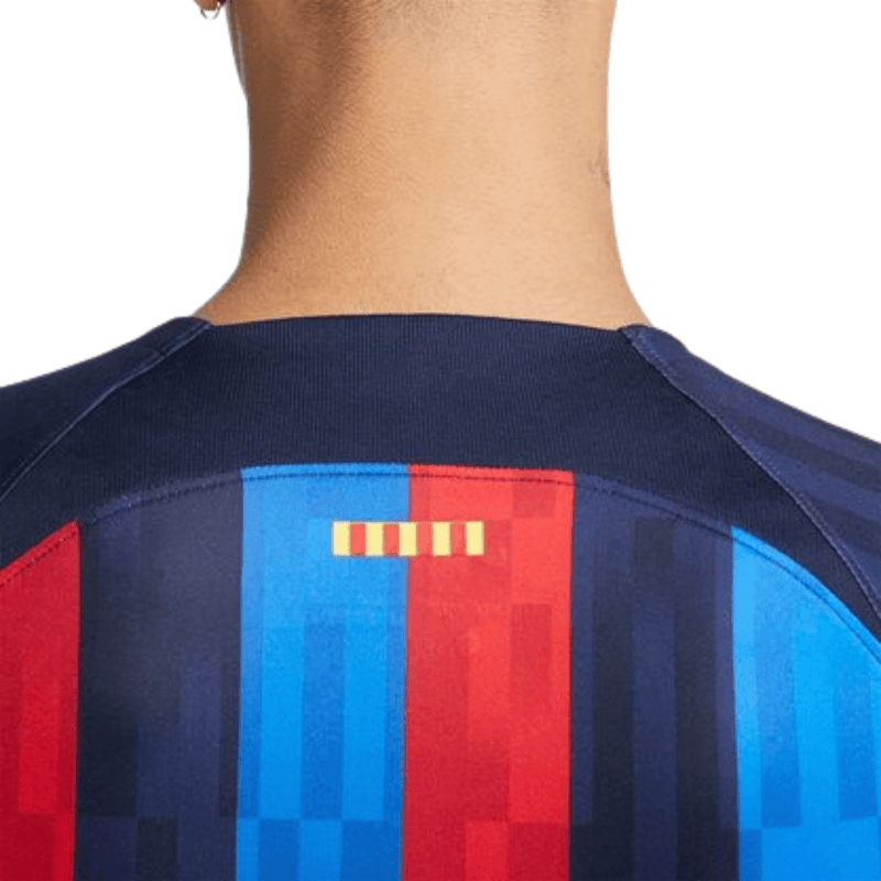 Camisa Barcelona Listrada Home 2022/2023 – Versão Torcedor