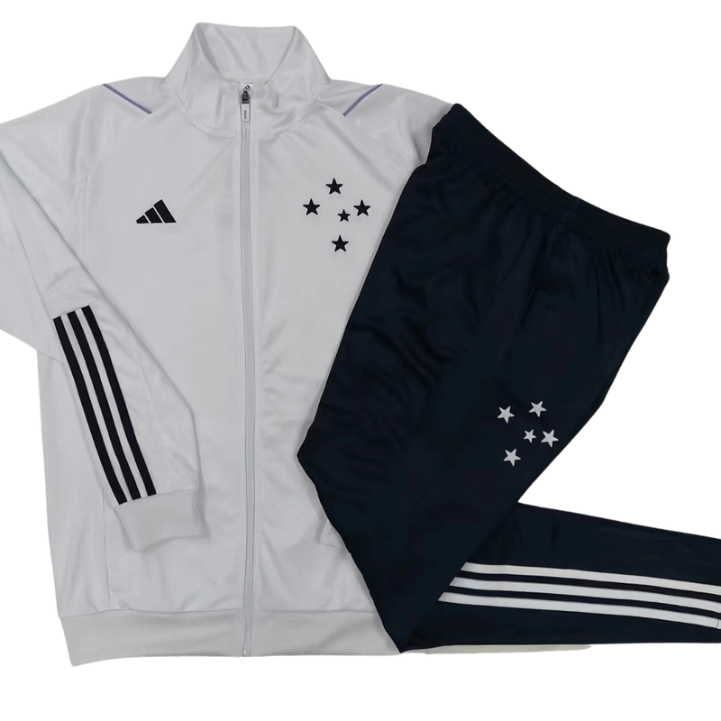 Conjunto de Treino Frio Cruzeiro Branco 2023/24