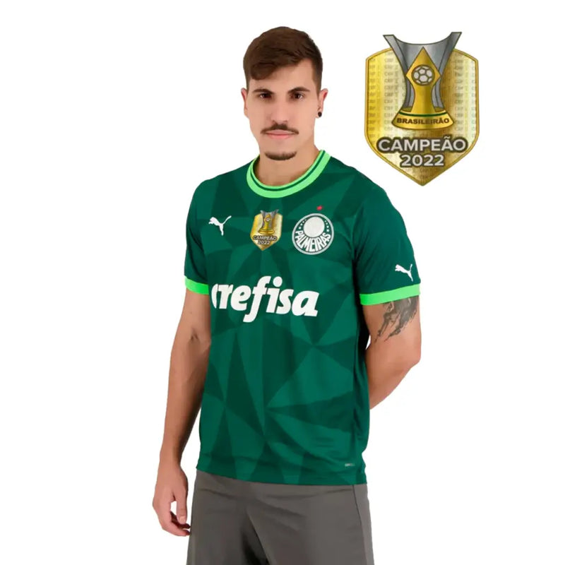 Camisa Palmeiras I 2023 Patch Brasileirão