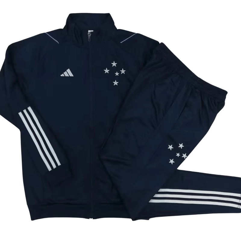 Conjunto de treino Frio Cruzeiro Azul Escuro